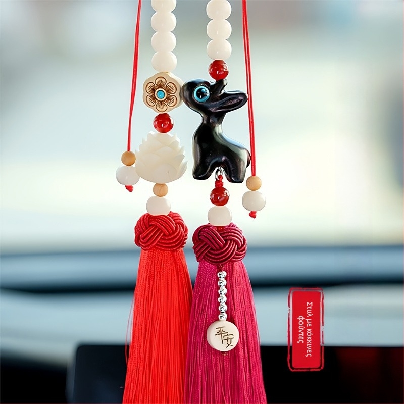 Ξύλινο διακοσμητικό αυτοκινήτου – χειροποίητο κρεμαστό με μοτίβο ελάφι, ρετρό στυλ, εσωτερική διακόσμηση, με δυνατότητα παραμετροποίησης