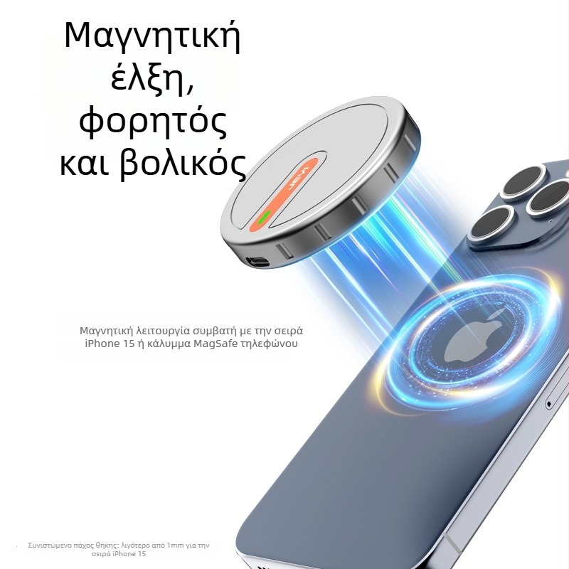 Εξωτερική θήκη M.2 NVMe για Apple iPhone 15 Pro, USB-C, αλουμινίου κράμα, 10Gbps, Υποστηρίζει έως 4TB