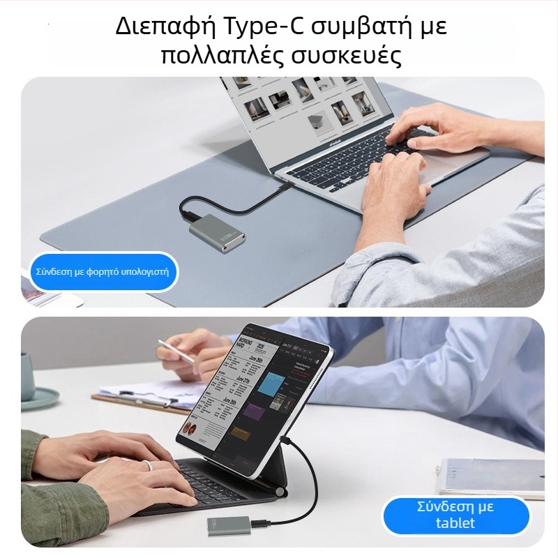 Θήκη SSD M.2 NVMe, Αλουμινίου κράμα, USB 3.2 Type-C, 10Gbps, Μορφή 2230, Υποστηρίζει έως 2TB