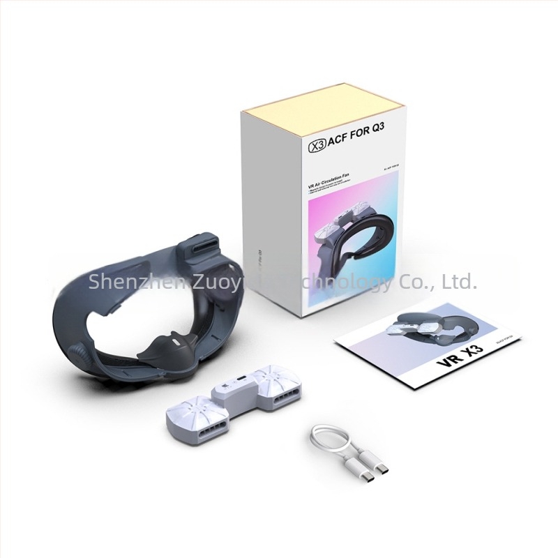 Μαγνητικός Διπλός Ανεμιστήρας X3 για Meta Quest 3 – μαγνητική προσέλκυση, αερισμός και αποφόρτιση θερμότητας, αντι-ατμοποίηση, OEM