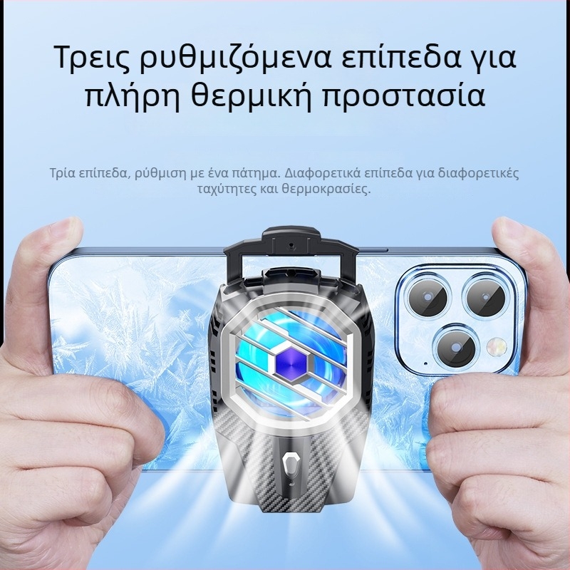 X91 ψύκτης κινητών με USB διεπαφή, σώμα από ABS κράμα ψευδαργύρου, 145 g, συμβατός με iPhone και Android, με απαγωγή θερμότητας