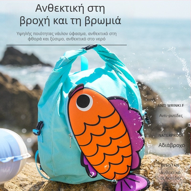 Παιδικό αδιάβροχο σακίδιο από νάιλον με ζωικό σχέδιο, unisex, μάρκα Little insect home, για υπαίθριους αθλητισμούς