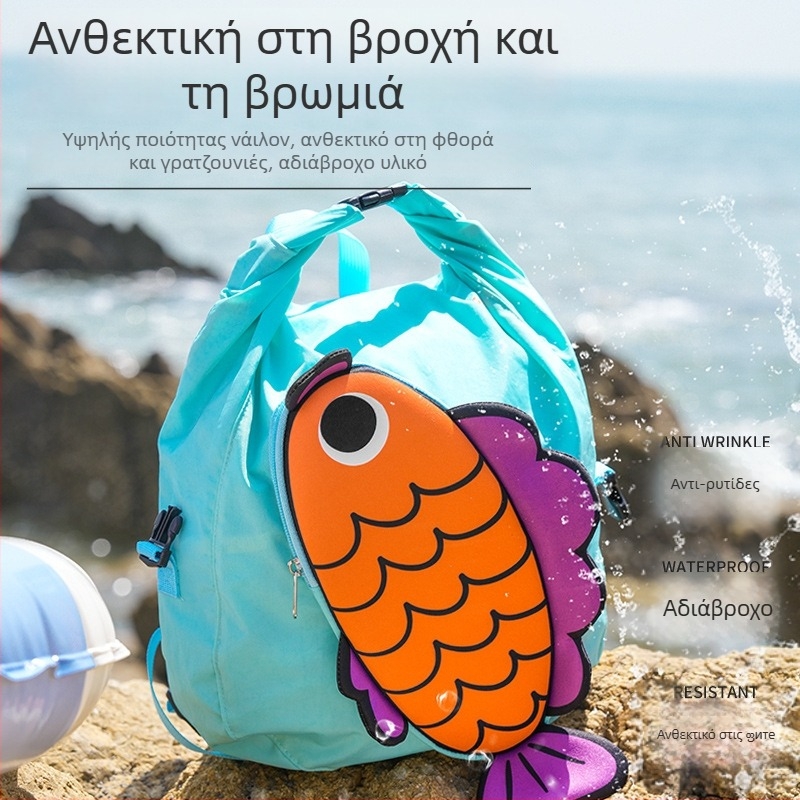 Παιδικό αδιάβροχο σακίδιο από νάιλον με ζωικό σχέδιο, unisex, μάρκα Little insect home, για υπαίθριους αθλητισμούς