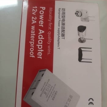 Εξωτερική τροφοδοσία επιτήρησης, 12V 2.5A 24W, τοίχου, τροφοδοτικό εναλλαγής για δίκτυο HD κάμερα