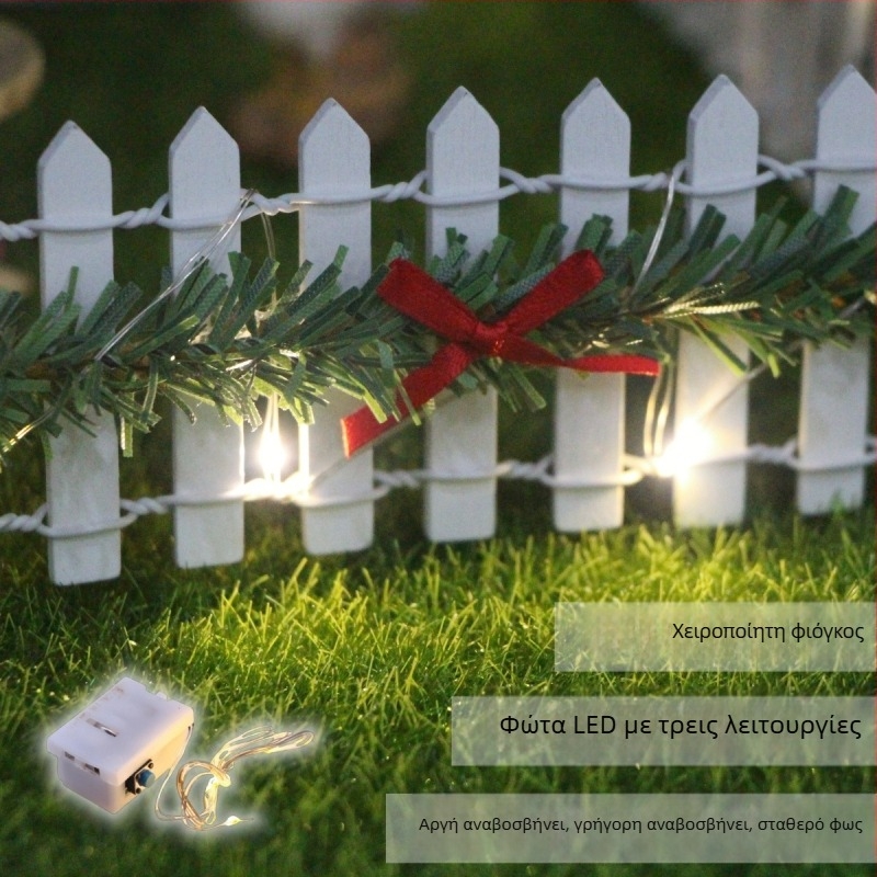 Zakka Micro Landscape Κήπου Φράγμα - Ξύλινο, Χειροποίητο, Αγροτικό Στυλ, Προσαρμοσμένη Κατασκευή