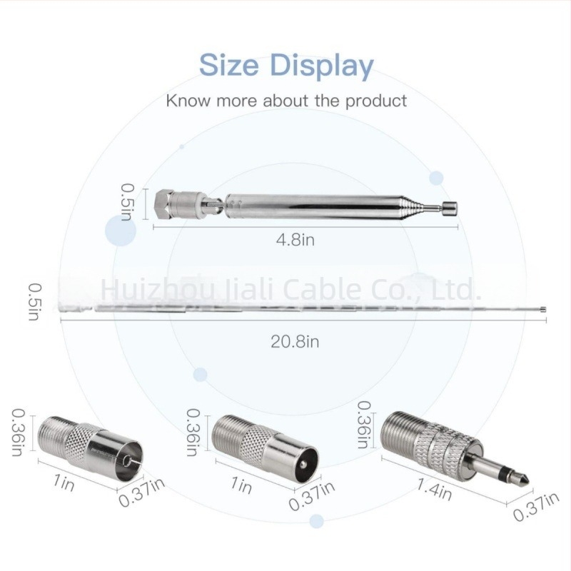 7120F FM κεραία με ράβδο, τετραμελές σετ