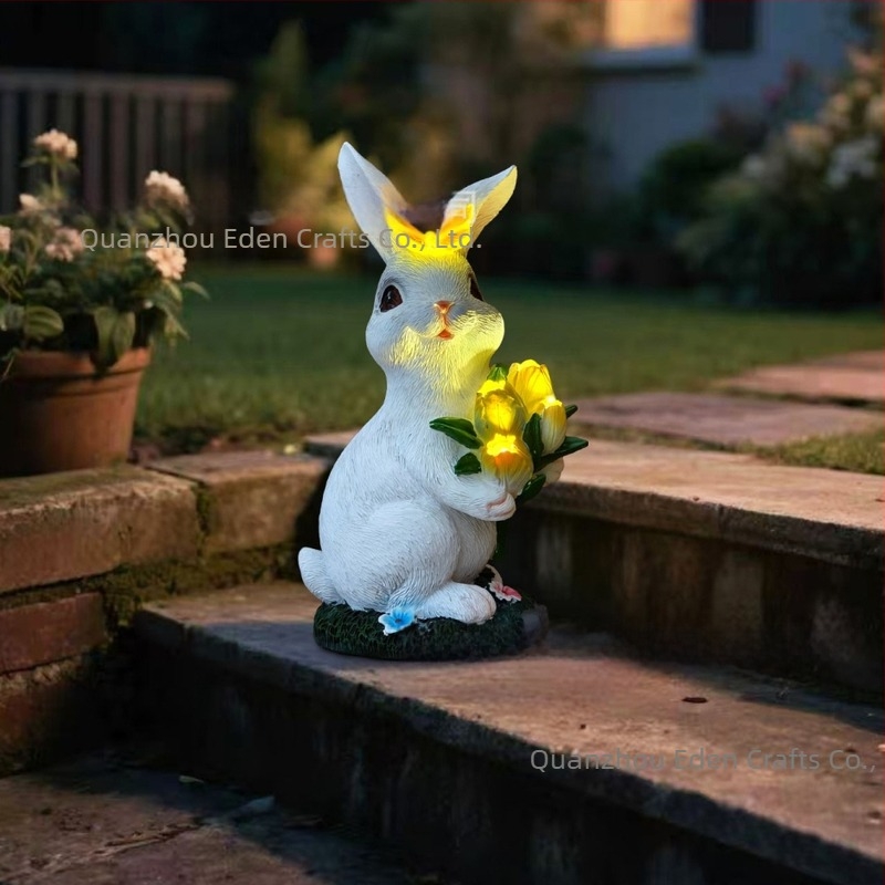 Κουνέλι διακοσμητικό κήπου — κατασκευή από ρητίνη, Eden, μοντέρνο καλλιτεχνικό στυλ