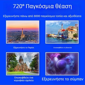 3D VR γυαλιά κεφαλής – Πανοραμική καθηλωτική VR εμπειρία θεάτρου – 32-ιντσών οθόνη – Έξυπνη φορητή συσκευή