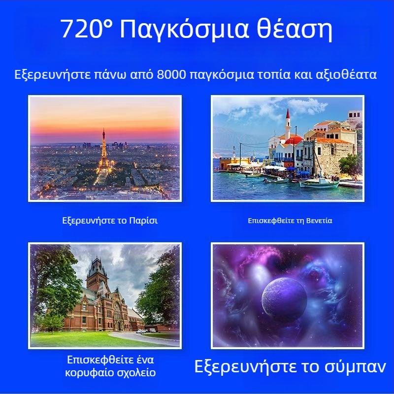 3D VR γυαλιά κεφαλής – Πανοραμική καθηλωτική VR εμπειρία θεάτρου – 32-ιντσών οθόνη – Έξυπνη φορητή συσκευή