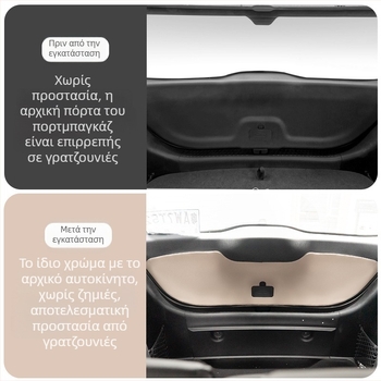 BYD Dolphin Έκδοση Ευφυούς Οδήγησης: Προστατευτικό Πορτ-Μπαγκάζ Αντι-Κλωτσιά, Δερμάτινο Εσωτερικό, Προστασία Πίσω Πόρτας