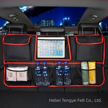 Κρεμάστή τσάντα αποθήκευσης για το πίσω μέρος του καθίσματος, υφασμάτινος οργανωτής για SUV και hatchback — μεγάλη χωρητικότητα