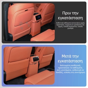 Οπισθινό κάλυμμα προστασίας πίσω καθίσματος από κλωτσιές για Lynk & Co 900 – δέρμα μικροϊνών, μάρκα Special, κωδικός LK900ft, απλό στυλ