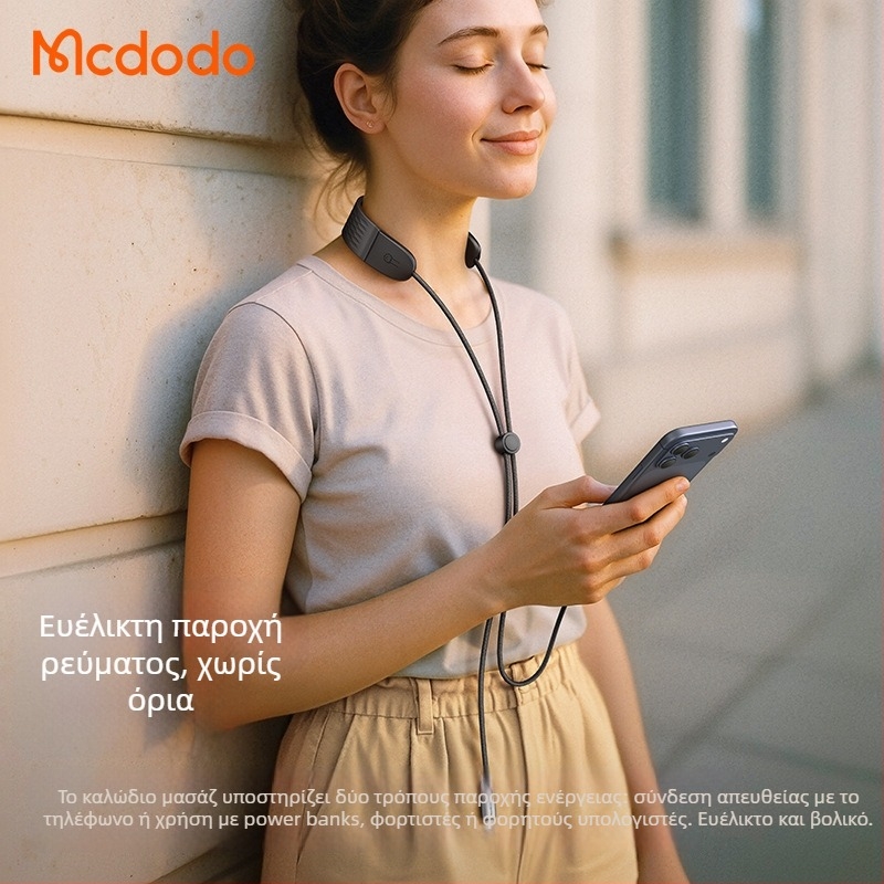 Καλώδιο Φόρτισης Type-C με Κορδόνι για Κινητά, Tablet και Λάπτοπ — 100W Γρήγορη Φόρτιση, Μονή Κεφαλή Συνδέσμου, Κατασκευή από Αλουμίνιο/Νάιλον/Σιλικόνη