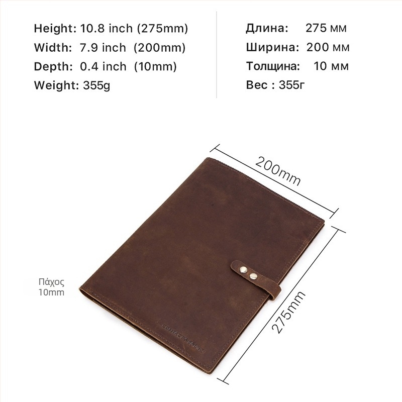 Δερμάτινη προστατευτική θήκη για iPad Pro και iPad Air (3ης γενιάς) – Γνήσιο δέρμα, αντί-πτώση, χειροποίητη, δυνατότητα προσαρμογής