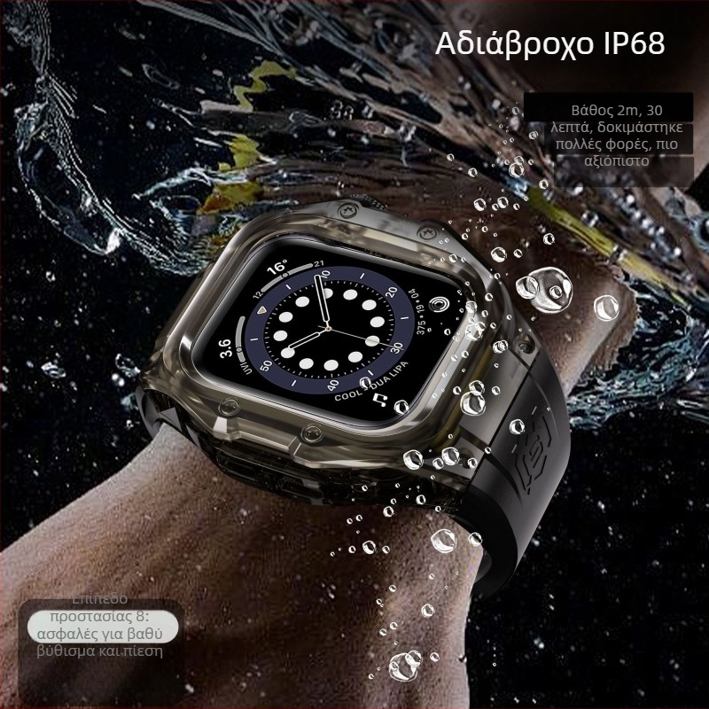 Θήκη προστασίας Apple Watch – αδιάβροχη, TPU+PC υλικό, προσαρμοσμένος σχεδιασμός, συμβατή με Watch4