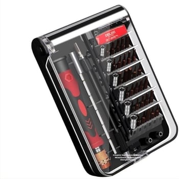 Plum Blossom σετ πολυλειτουργικών κατσαβιδιών με σταυροειδή κεφαλή για οικιακή χρήση и επισκευές PC и κινητών, μαγνητικό, μονωμένο, από ανθρακούχο ατσάλι.