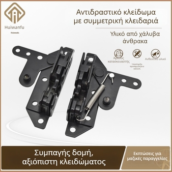 Κλειδαριά με χειρολαβή για βαριές πόρτες, κράμα άνθρακα XK722-7, κλειδαριά πόρτας ειδικού οχήματος, Διαμόρφωση κατά παραγγελία.
