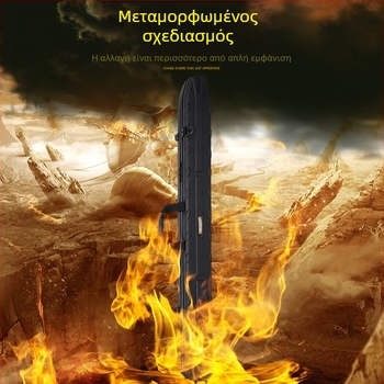 Kaisen ABS τσάντα ψαρέματος για καλάμια – φορητή, αδιάβροχη, με σχήμα βολίδας, κατάλληλη για τοποθέτηση και μεταφορά καλαμιών