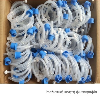 Επεκτεινόμενος σωληνάκι δοσομετρητή σαπουνιού νεροχύτη - σιλικόνη, μηχανισμός πατήματος με το χέρι, μοντέρνος απλός σχεδιασμός