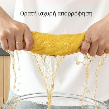 Πετσέτα πιάτων από ίνα ξύλου για γυάλινες επιφάνειες (χωρίς χνούδια, χωρίς ίχνη)