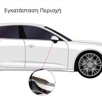 Kolenat Αντι-σύγκρουση λωρίδα από ανθρακονήματα TX001 – Συμβατή με 99% μοντέλων αυτοκινήτων, Διαθέσιμη εξατομίκευση επεξεργασίας