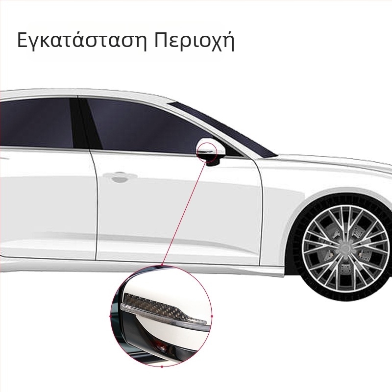 Kolenat Αντι-σύγκρουση λωρίδα από ανθρακονήματα TX001 – Συμβατή με 99% μοντέλων αυτοκινήτων, Διαθέσιμη εξατομίκευση επεξεργασίας