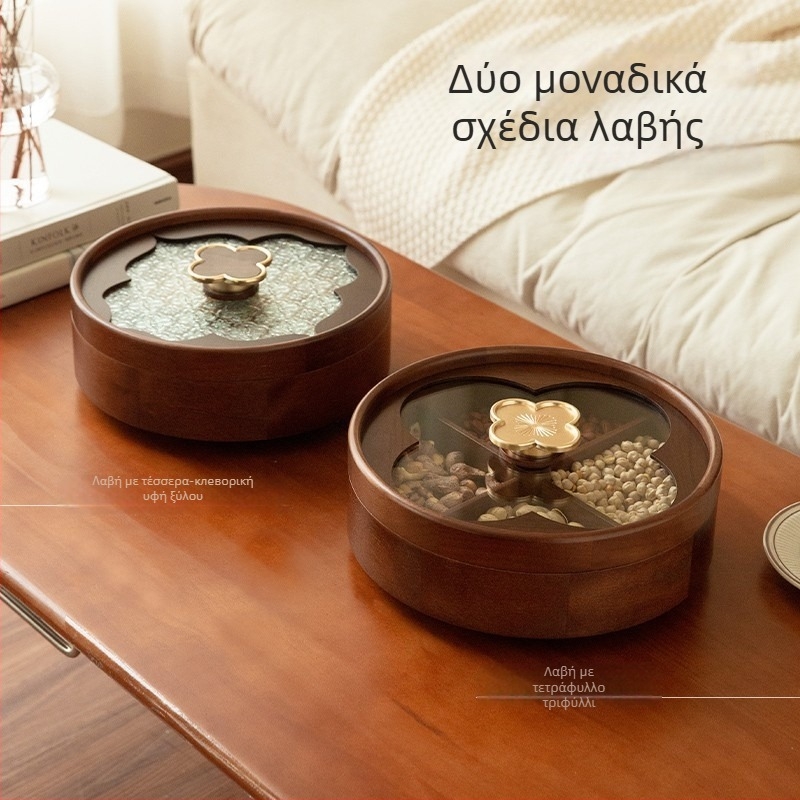 Ξύλινο πιάτο φρούτων – Jumao, Απλό στυλ, Κυκλοφορία 2025