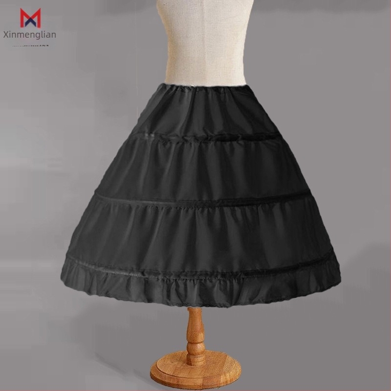 Παιδικό φόρεμα Lolita με ρυθμιζόμενη ενίσχυση και εσωτερική φούστα Petticoat για κορίτσι λουλουδιών