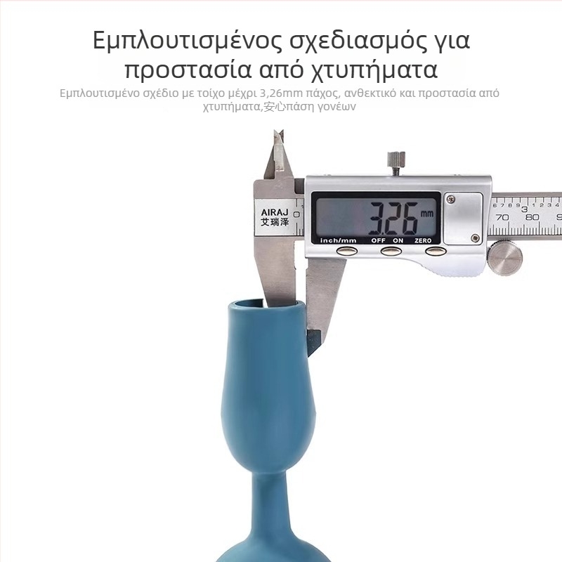 Σετ προστατευτικών λαβών πόρτας από σιλικόνη – αντικρούση, απορρόφηση θορύβου, μοντέλο F2451, μοντέρνος μινιμαλισμός