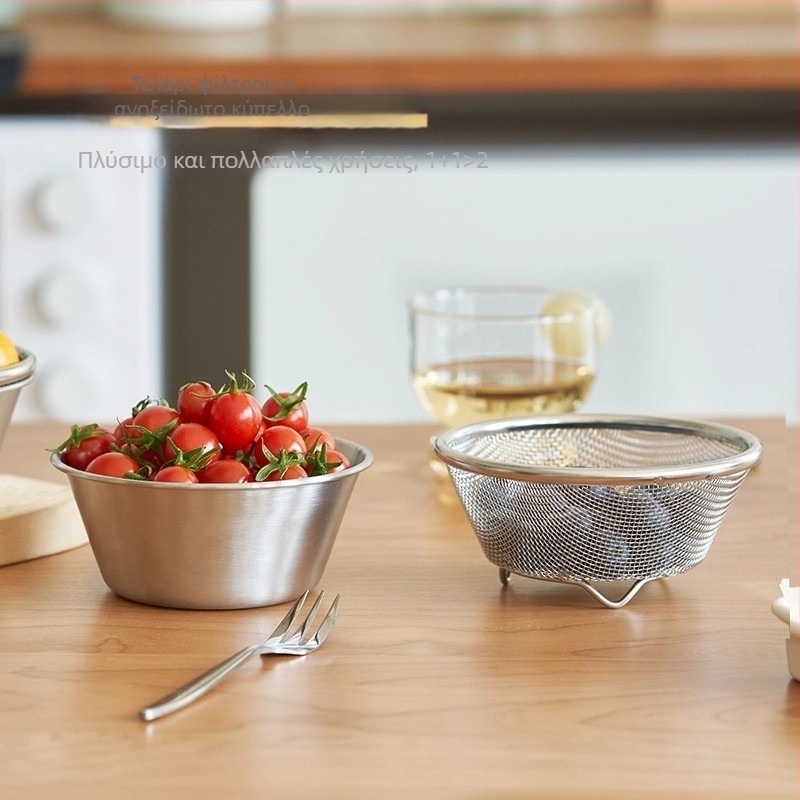 Κάδος αποστράγγισης από ανοξείδωτο ατσάλι 304 — πολυλειτουργικό φίλτρο κουζίνας, μοντέρνος σχεδιασμός