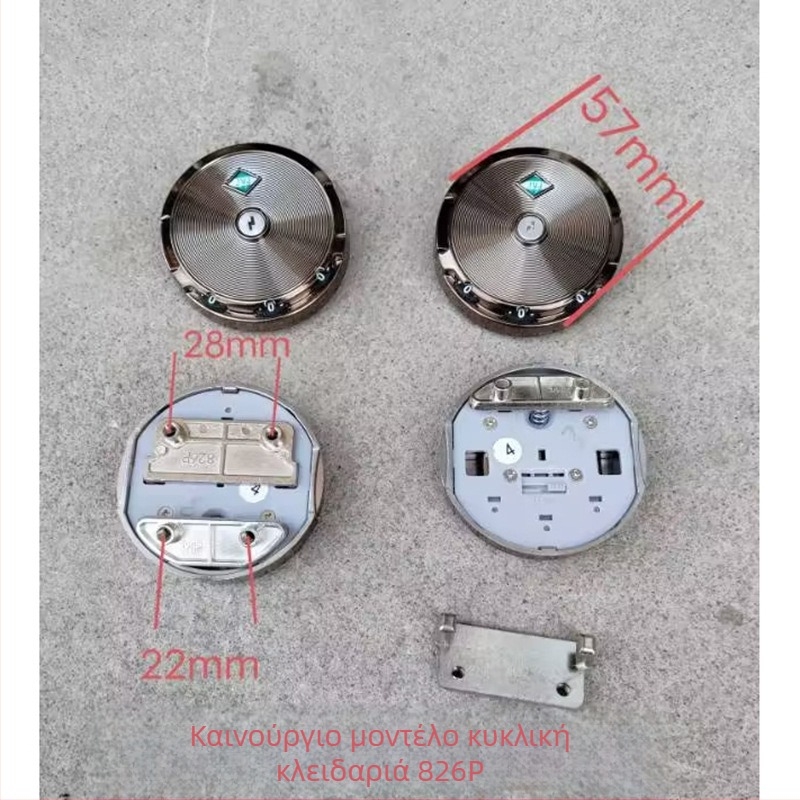 Κυκλική κλειδαριά συνδυασμού για αποσκευές – αντικλεπτική, υλικό πλαστικό, αξεσουάρ αποσκευών