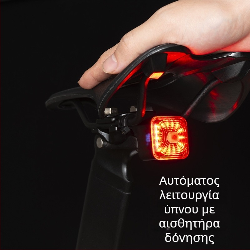 Φανάρι ποδηλάτου για νυχτερινή οδήγηση, αδιάβροχο πίσω φως για ποδήλατα βουνού και δρόμους, μακρύς χρόνος ζωής μπαταρίας | Μάρκα: Dingtian