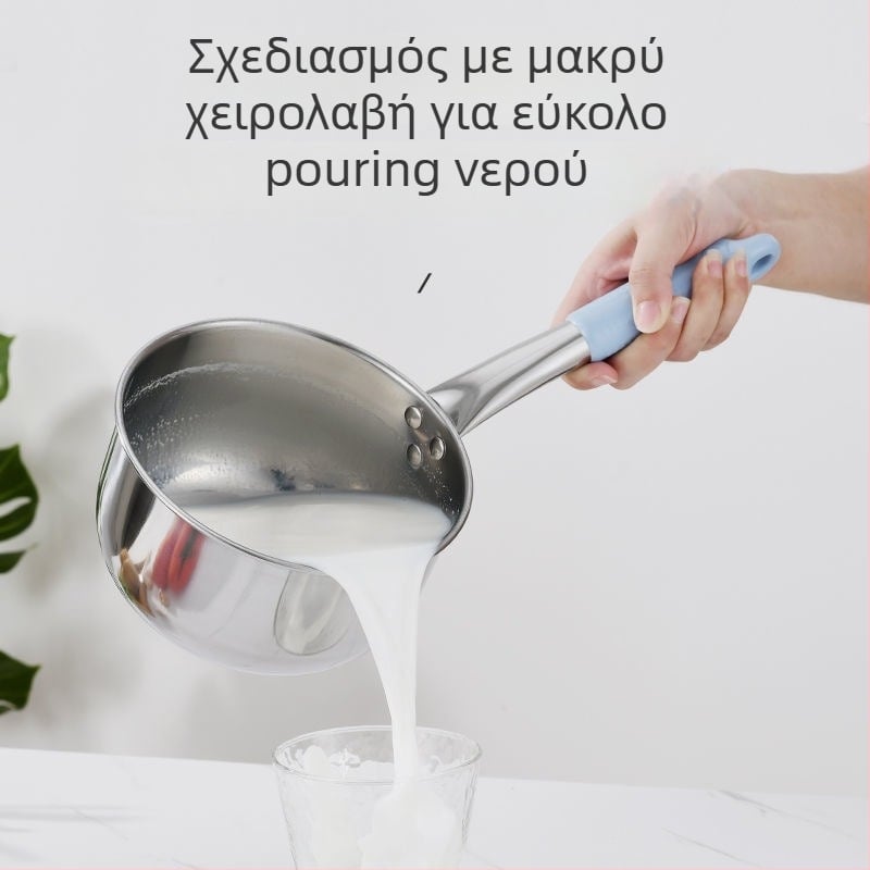 Μεγάλη κουτάλα σούπας για καφετέρια, ανοξείδωτο ατσάλι, μάρκα Rongyou, καταγωγή Τσάοζού (Κίνα), δυνατότητα εκτύπωσης λογότυπου, κυκλοφόρησε το καλοκαίρι του 2016.