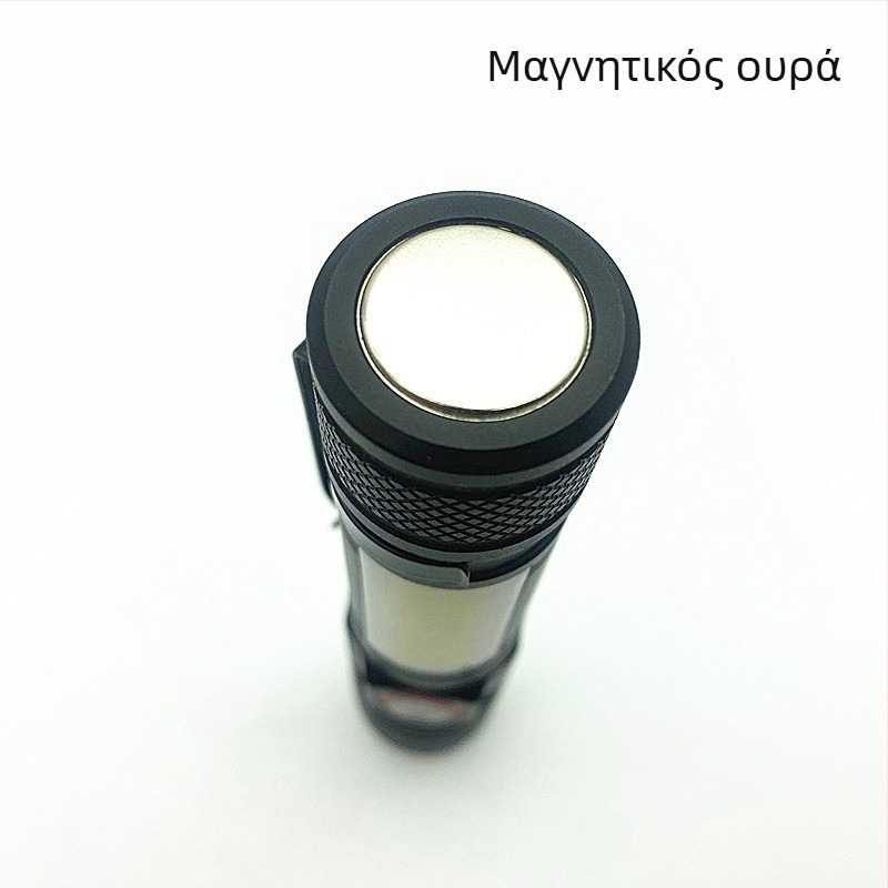 Type-C Φορτιζόμενη COB LED Εργασίας για Επισκευές Αυτοκινήτων – Αλουμινένιο Κέλυφος, 1200mAh Μπαταρία, Ισχύς 5W+3W, Περιστροφή 360°, Εμβέλεια 100–200m