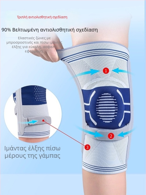 Ορθωτικό γονάτου για τραυματισμούς μηνίσκου και συνδέσμων, αθλητική υποστήριξη γονάτου, προστασία επιγονατίδας, εξοπλισμός αποκατάστασης με σταθεροποιητικό χαρακτήρα για άνδρες και γυναίκες
