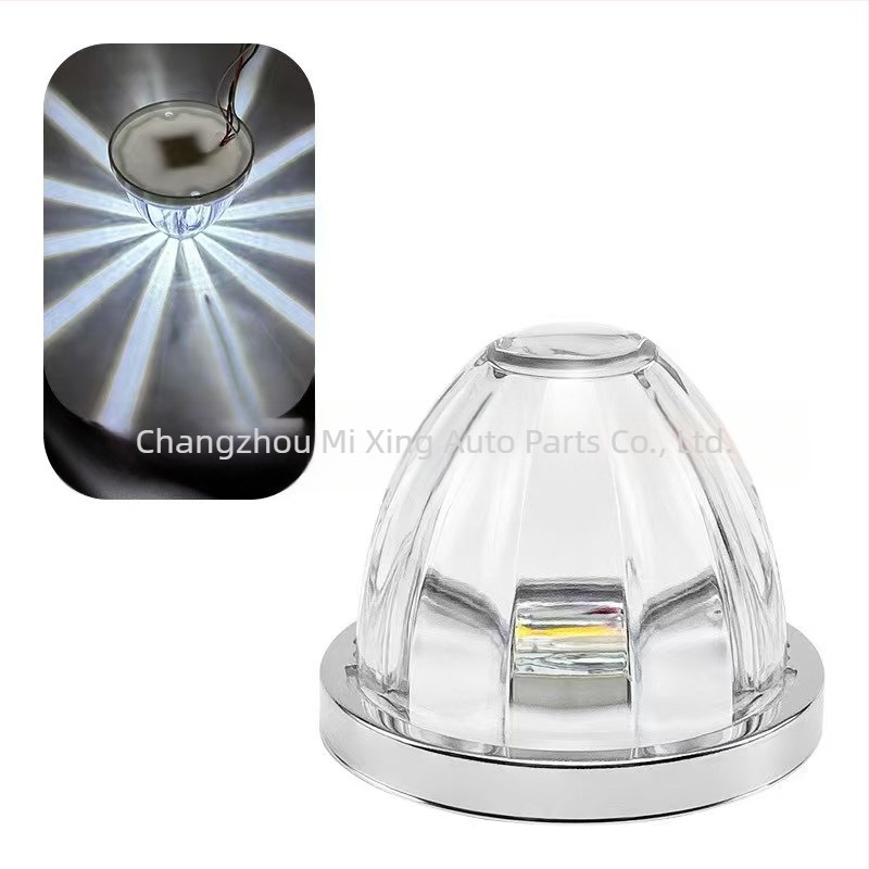 Plastic LED Watermelon Lamp για φορτηγά – 12V, LED πίσω/πλευρό φως, συμβατό με φορτηγά και ρυμουλκούμενα
