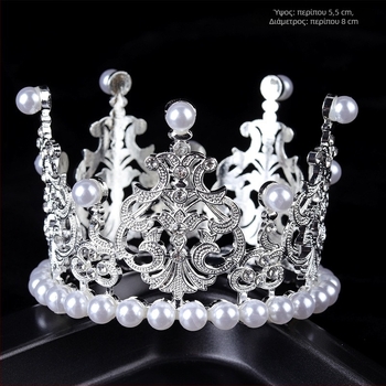 Στέμμα από κράμα για τα μαλλιά – γυναικείο στυλ διασήμων, ηλεκτροπλατινωμένο αξεσουάρ μαλλιών για γάμο