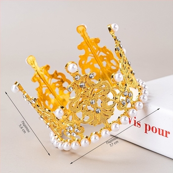 Στέμμα από κράμα για τα μαλλιά – γυναικείο στυλ διασήμων, ηλεκτροπλατινωμένο αξεσουάρ μαλλιών για γάμο