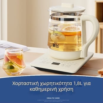 Xinfei Xht-ys-62 Ηλεκτρικός βραστήρας, γυάλινο σώμα, 1.5–2 L, 220 V, 500–1000 W, Έλεγχος αφής