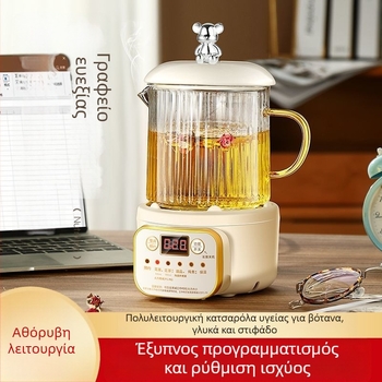 Κανάτα Υγείας με σώμα από βοριοσιλικό γυαλί, 380V, 1000W, έλεγχος με κουμπί, κατάλληλη για 6+ ατόμων