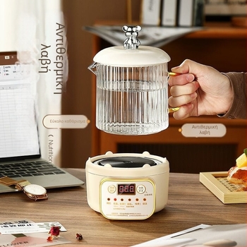 Κανάτα Υγείας με σώμα από βοριοσιλικό γυαλί, 380V, 1000W, έλεγχος με κουμπί, κατάλληλη για 6+ ατόμων