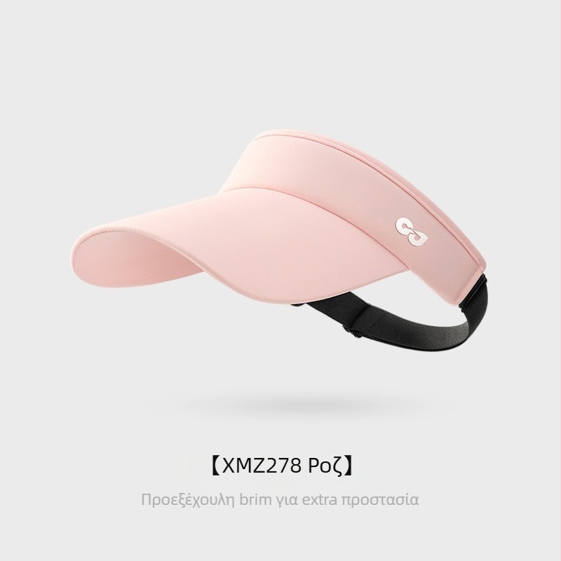 Unisex εξωτερικό αθλητικό καπέλο με UV προστασία, ύφασμα Nylon/Spandex, τυπωμένο λογότυπο, παραμετροποίηση, κατάλληλο για τρέξιμο, ποδηλασία και τένις