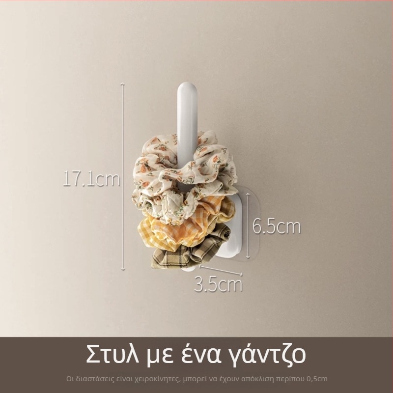 Τοίχου ράφι αποθήκευσης μαλλιών και αξεσουάρ, δημιουργικό στυλ (Πλαστικό; Στήριξη: βεντούζα τοίχου; Πολλαπλών χρήσεων; 1 επίπεδο; Αποθήκευση μακιγιάζ)