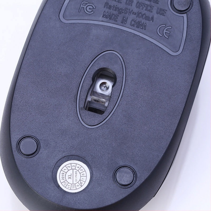 Ενσύρματο USB οπτικό ποντίκι, 1000dpi, 3 κουμπιά, καλώδιο 1,2 m, για επιτραπέζιο υπολογιστή