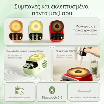 Ασύρματο ηχείο Bluetooth με 2 οδηγούς, BT 5.3, εύρος συχνοτήτων 100 Hz–20 kHz, αναλογία σήματος-θορύβου ≥70 dB, ενσωματωμένη μπαταρία 1000–1200 mAh