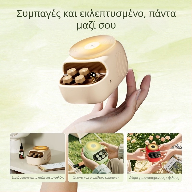 Ασύρματο ηχείο Bluetooth με 2 οδηγούς, BT 5.3, εύρος συχνοτήτων 100 Hz–20 kHz, αναλογία σήματος-θορύβου ≥70 dB, ενσωματωμένη μπαταρία 1000–1200 mAh