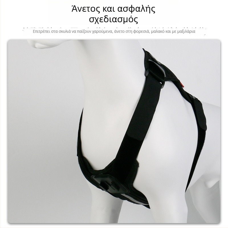 Μοντάρισμα κάμερας σε κολάρο σκύλου — Slim Bracket, πλαστικό, μάρκα Chuxi; συμβατό με GoPro/DJI action cameras