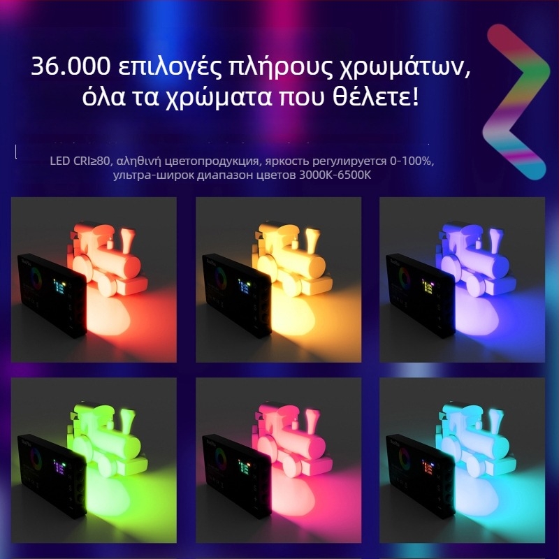 NP-L3 Φως συμπλήρωσης για κινητό – φορητό, πολλαπλά επίπεδα ρύθμισης, κάτω από 10W, 3.7V