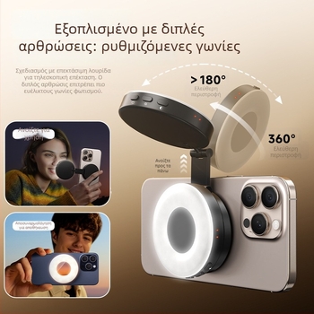 N1 αναδιπλώμενο φως πλήρωσης για φωτογράφηση, φορητό, 3.7V, κάτω από 10W