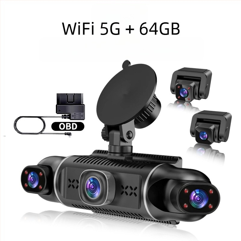 Dash cam αυτοκινήτου 1080p, 170° ευρυγώνιο, υπέρυθρη νυχτερινή όραση, WiFi, παρακολούθηση στάθμευσης με κυκλική εγγραφή